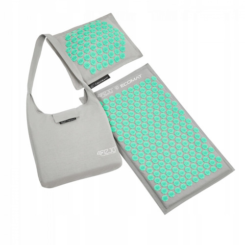 Мат для акупунктури  4FIZJO Eco Mat Аплікатор Кузнєцова Grey/Mint - фото №8